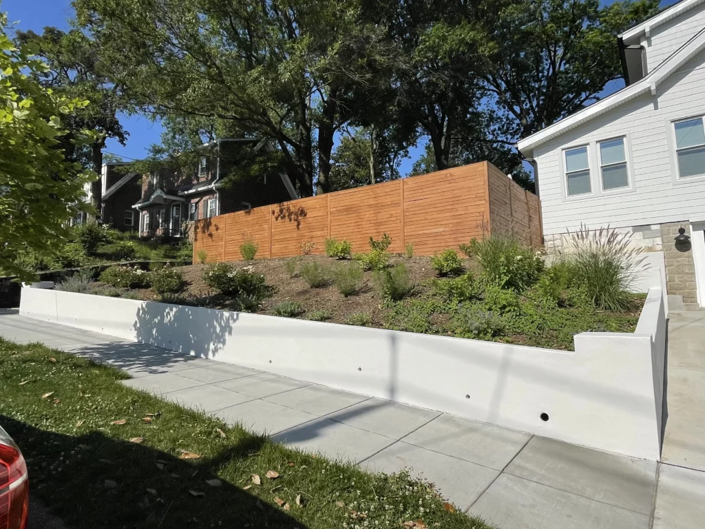 Retaining wall project